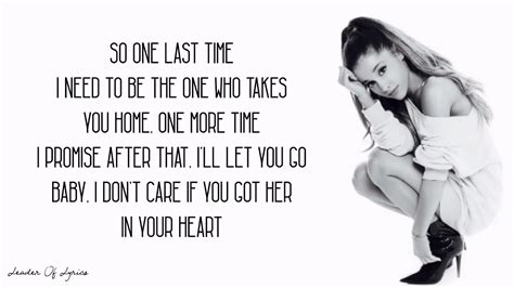 ariana grande one last time lyrics|one last time related songs.